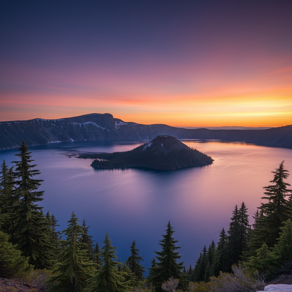 Gün Batımı Göl Manzarası Romantik Duvar Kağıdı