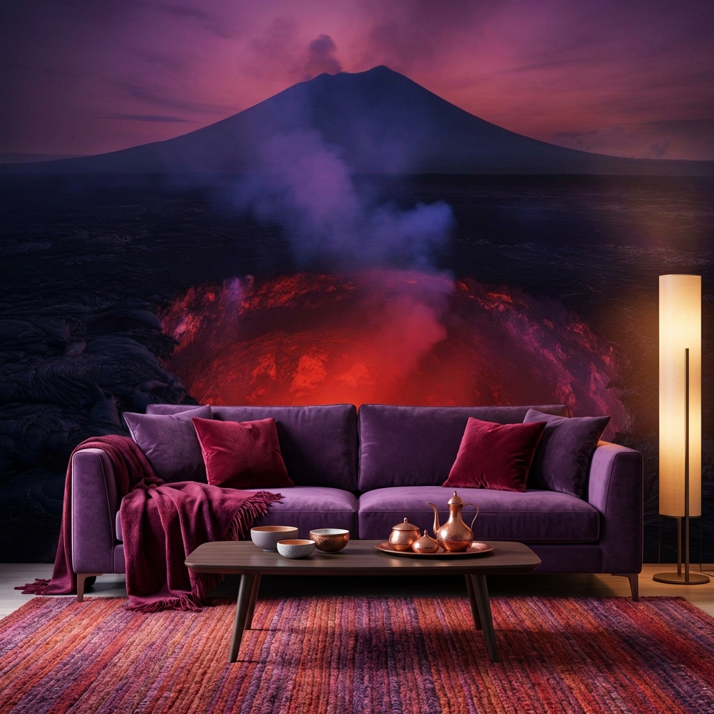 Volkanik Manzara Dramatik Doğa Duvar Kağıdı