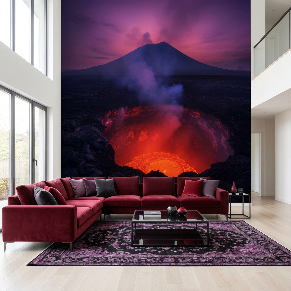 Volkanik Manzara Dramatik Doğa Duvar Kağıdı