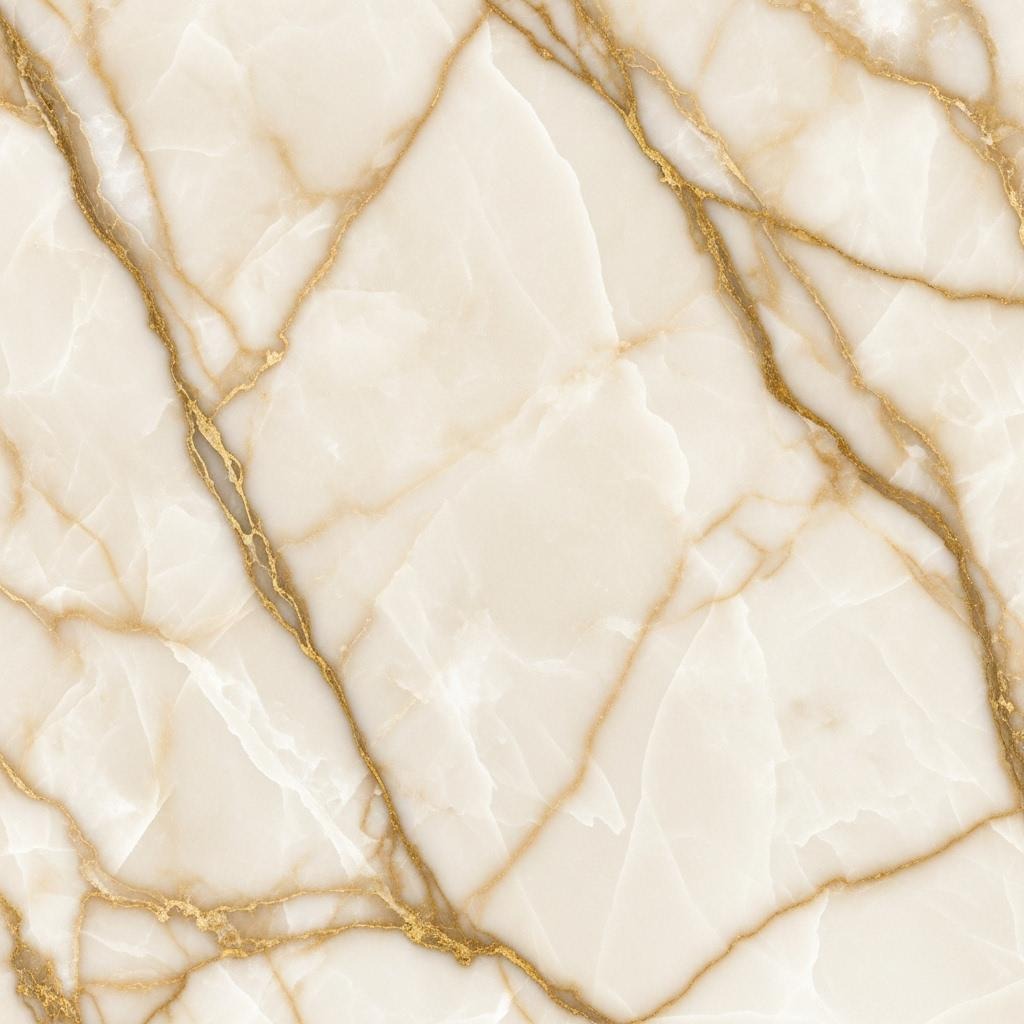 Altın Damarlı Krem Mermer Duvar Kağıdı – Lüks Modern Mermer Peel & Stick Duvar Kağıdı
